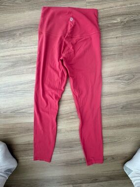 lululemon athletica align Coral-Red Leggings
